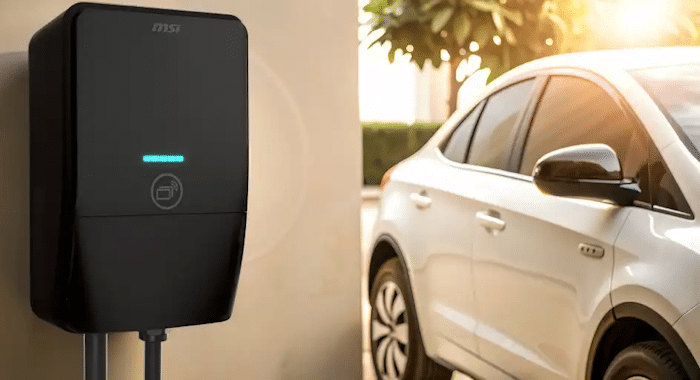 MSI EV Life Plus NACS NEMA 14-50 – Level 2 Smart EV Charger w/ App Controls